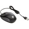 HP Travel Mouse/Cestovní/Optická/1 000 DPI/Drátová USB/Černá