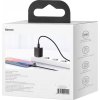 Baseus Travel Charger set Super Si 1C PD Fast charger 20W EU Black (CCSUP-B01)