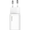 Baseus Travel Charger set Super Si 1C PD Fast charger 20W EU White (CCSUP-B02)