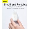 Baseus Travel Charger Compact Quick Charger U+U+C PD3.0, QC 3.0 30W EU White (CCXJ-E02)