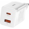 Baseus Travel Charger Super Si Pro mini Fast Charger, C+U, PD 3.0, QC 3.0 30W EU White (CCSUPP-E02)