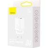 Baseus Travel Charger Super Si Pro mini Fast Charger, C+U, PD 3.0, QC 3.0 30W EU White (CCSUPP-E02)