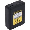 PATONA nabíječka pro digitální kameru Dual GoPro Hero 9/Hero 10/Hero 11/Hero 12/ 2x baterie 1730mAh