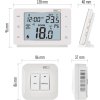 Pokojový programovatelný bezdrátový WiFi GoSmart termostat P56211