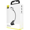 Baseus Home Comfort Reading Mini Clip Lamp + charing cable, 400 mAh, 4000K, 3W Dark Gray (DGRAD-0G)
