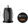 Aukey nabíjecí adaptér do zapalovače automobilu s podporou Qualcomm Quick Charge 3.0 černá