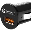 Aukey nabíjecí adaptér do zapalovače automobilu s podporou Qualcomm Quick Charge 3.0 černá