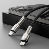 Baseus Cafule Series nabíjecí / datový kabel USB-C na Lightning PD 20W 2m, černá
