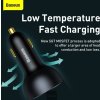 Baseus Qualcomm® Quick Charge™ 5 Technology rychlo nabíječka do auta 1x USB-A, 2x Type-C 1