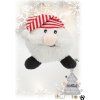 Vánoční plyšový míček Santa Claus/Sob/Sněhulák 18–29 cm