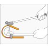 Ohybačka na trubky Al, Cu, 180°, pr. 9/32" - 15mm