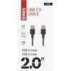 USB kabel 2.0 A vidlice – A vidlice 2m