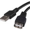 USB kabel 2.0 A vidlice – A zásuvka 2m