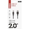 USB kabel 2.0 A vidlice – B vidlice 2m
