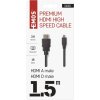 HDMI 2.0 high speed kabel A vidlice – D vidlice 1,5 m