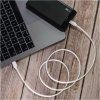 Nabíjecí a datový kabel USB-C 2.0 / USB-C 2.0, 1 m, bílý
