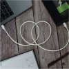 Nabíjecí a datový kabel USB-C 2.0 / Lightning MFi, 1 m, bílý