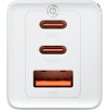 Baseus CCGP120202 GaN5 Pro Quick Nabíječka USB + 2x USB-C 65W White