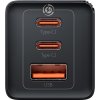 Baseus GaN5 Pro rychlonabíjecí adaptér 2x USB-C + USB-A 65W černá