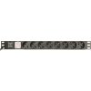 Gembird PDU 8 schucko, 1U, 16 A, 3m