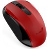 Genius NX-8008s/Kancelářská/Optická/1 200 DPI/Bezdrátová USB/Červená