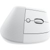 Logitech Lift Vertical Ergonomic Mouse - White   Vertikální myš, optická, 6 tlačítek, bezdrátová, Bluetooth