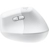 Logitech Lift Vertical Ergonomic Mouse - White   Vertikální myš, optická, 6 tlačítek, bezdrátová, Bluetooth