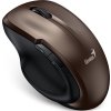 GENIUS Ergo 8200S Chocolate/ 1200 dpi/ bezdrátová/ 5tlačítek/ tichá/ BlueEye senzor/ čokoládová