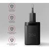 AXAGON ACU-PQ30, Sil nabíječka do sítě 30W, 2x port (USB-A + USB-C), PD3.0/PPS/QC4+/SFC/AFC/Apple