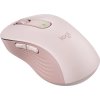 Logitech Signature M650 L/Kancelářská/Optická/Pro praváky/4 000 DPI/USB+BT/Růžová