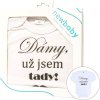 Body s potiskem New Baby Dámy, už jsem tady! - dárkové balení 74 (6-9m)