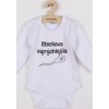 Body s potiskem New Baby Oteckova najrýchlejšia - darčekové balenie 74 (6-9m)