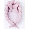 Pletené hnízdečko pro miminko Velvet Belisima pink