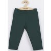 Kojenecké bavlněné legíny New Baby Leggings tmavě zelené 56 (0-3m)