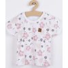 Kojenecké tričko s krátkým rukávem Koala Flowers 74 (6-9m)