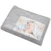 Dětská fleecová deka New Baby 100x75 šedá hvězdičky