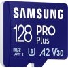 SAMSUNG PRO Plus MicroSDXC 128GB + USB Adaptér / CL10 UHS-I U3 / A2 / V30