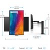BENQ 32" LED PD3205UA/ 3840x2160/ IPS panel/ 1000:1/ 5ms/ HDMI/ DP/ 2xUSB-C/ 3x USB/ Pivot/ repro/stojan s ramenem/černý