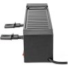 NEDIS gurmánský raclette gril/ obdélníkový/ grilovací deska 23 x 10 cm/ pro 2 osoby/ špachtle/ nepřilnavý povrch/ černý