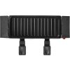 NEDIS gurmánský raclette gril/ obdélníkový/ grilovací deska 23 x 10 cm/ pro 2 osoby/ špachtle/ nepřilnavý povrch/ černý