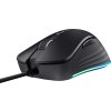 Trust GXT924 YBAR+/Herní/Optická/Pro praváky/25 600 DPI/Drátová USB/Černá
