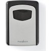 NEDIS trezor na klíče/ kombinace Dial Lock/ 2 klíče/ vnitřní a venkovní/ hliník/ černo-šedý