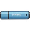 Kingston IronKey Vault Privacy 50/64GB/USB 3.2/USB-A/Modrá