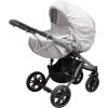 Pláštěnka na kočárek s reflexním prvkem New Baby Basic šedá