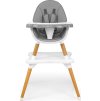 Jídelní židlička Milly Mally 2v1 Malmo grey