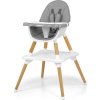 Jídelní židlička Milly Mally 2v1 Malmo grey
