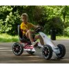 Dětská šlapací motokára Go-kart Milly Mally Abarth bílá