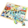 Dřevěné puzzle 48 dílků Viga Hasiči