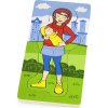 Dřevěné puzzle Viga Jak roste miminko