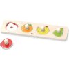 Dřevěné puzzle s úchyty Viga Ovoce